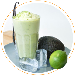 Avocado-Vanille Frappé