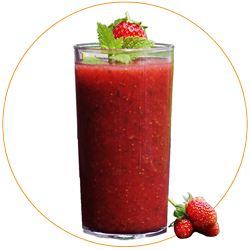 Frozen Basil Strawberry Daiquiri (mit oder ohne Alkohol)
