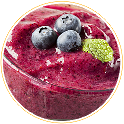 Blaubeer-Dattel Smoothie