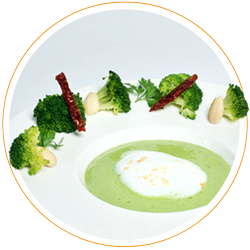 Mandel-Brokkoli-Suppe